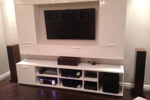 Домашний кинотеатр с игровой приставкой и караоке Домашний кинотеатр с игровой приставкой и караоке