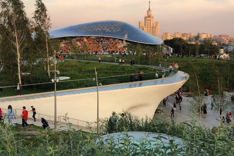 Уличная акустика в парке
