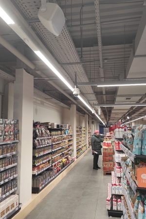 Установка фонового звука в магазине Установка фонового звука в магазине